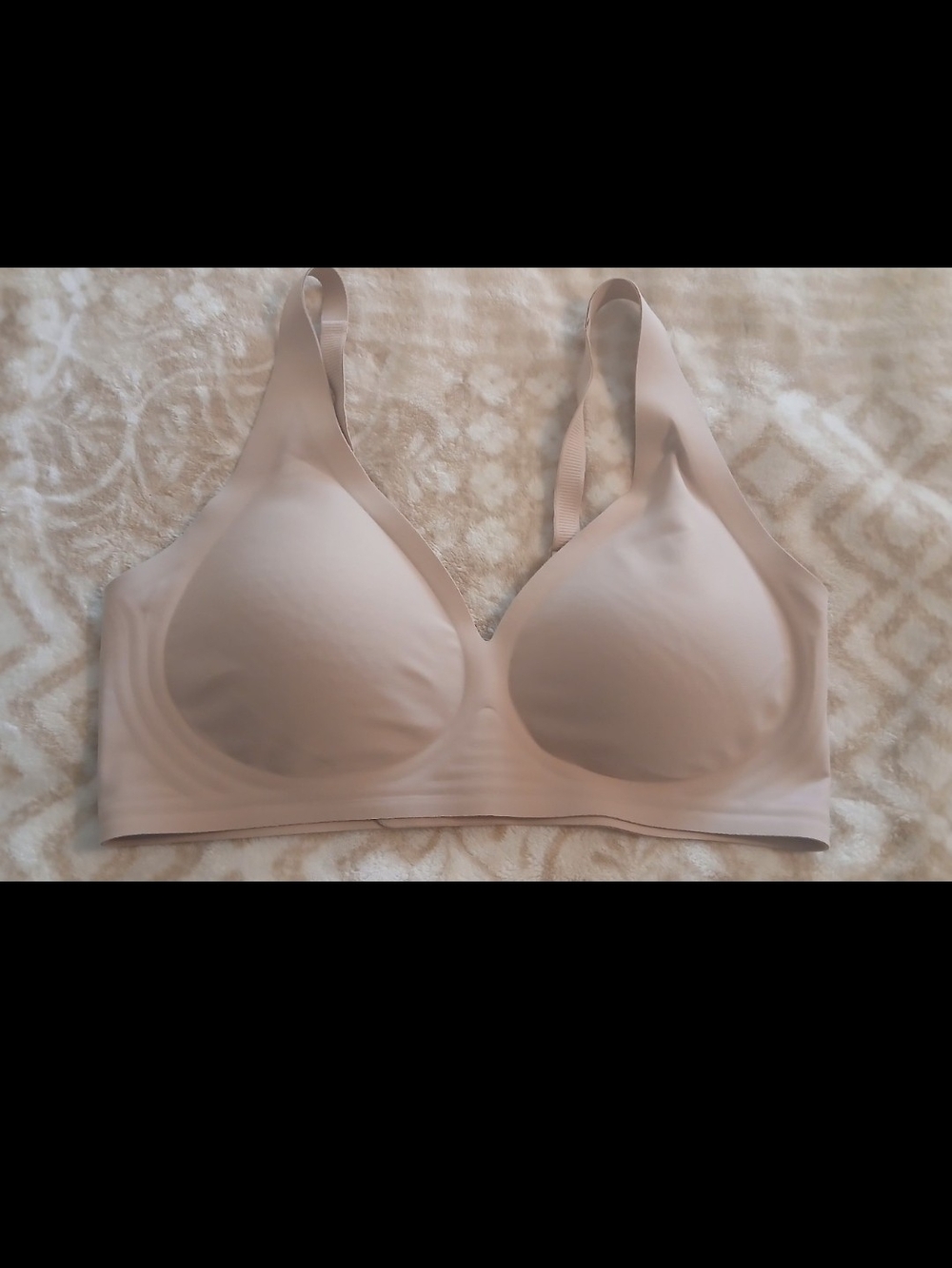 Amazon Light Beige Wireless Seamless Bra